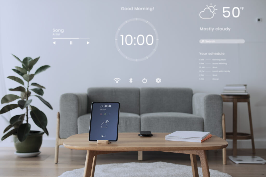 Impianto di domotica per il controllo delle luci da tablet